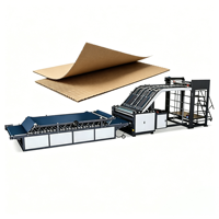 Machine automatique de laminage de carton ondulé pour flûtes