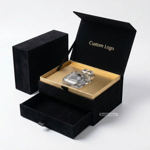 Caja de Embalaje Magnética de Cartón de Lujo Personalizada, Diseño Personalizado, Caja de Embalaje para Perfume con Cinta - Product Image 1