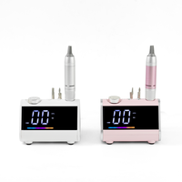 Ponceuse à ongles professionnelle en gros avec pédale, machine électrique à ongles 35000 tr/min, lime électrique puissante avec embouts pour salon
