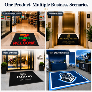 Tappeto d'ingresso commerciale personalizzabile con logo, repellente per olio e sporco, per concessionarie <span class=keywords><strong>auto</strong></span>, negozi e attività automobilistiche (acquisto all'ingrosso) - Product Image 5