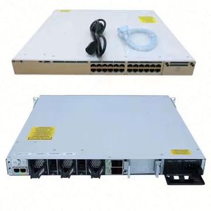 Commutateur réseau Internet géré Cisco C9300L-24P-4G-E 24 ports Ethernet PoE complet avec QoS et routage de couche 3 empilable - Product Image 2