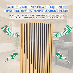 Difusores acústicos de madera maciza de diseño moderno Trampa de estudio de sonido de baja frecuencia con basstraps Corner - Product Image 3