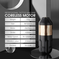 Ambition Hello 3.5mm/4mm Stroke Powerful Coreless Motor RCA Interface Professional Short Rotary Tattoo Pen Machine for Body Art