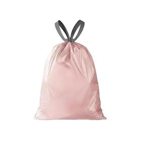 Huamaohengchun100 PCS 4 Gallon Unscented Tiny Waste Bag 15 Liters Liners for <b>Kitchen</b> Office Car and Bathroom, Pink - Product Image 1