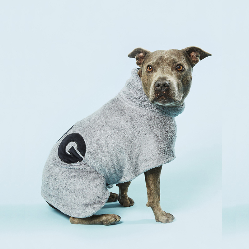 Сушилка для собак-банный халат для собак-бамбуковое супервпитывающее банное полотенце для собак и кошек