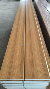 Paneles Sándwich de PU para Casas Contenedor, Revestimiento Metálico para Paredes, <span class=keywords><strong>Panel</strong></span> de Pared Aislado de Montaje Rápido para Edificios Prefabricados - Product Image 5