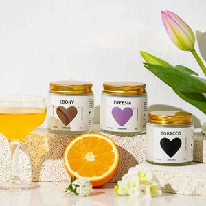 Ornements d'aromathérapie en forme de cœur parfumés romantiques pour la Saint-<span class=keywords><strong>Valentin</strong></span>, bougie d'aromathérapie, coffret cadeau d'aromathérapie, fêtes, pot en verre - Product Image 4