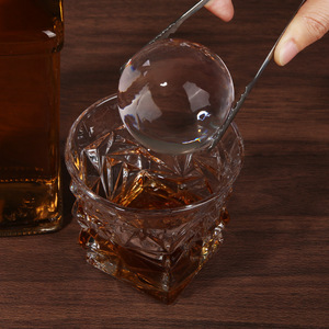 High-Transparency Whiskey Ice <b>Ball</b> Mold 6Cm Round <b>Sphere</b> 4-Pack For Cooling Drinks - Product Image 1
