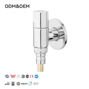 Rubinetti per Lavatrice FANSKI in Ottone, Valvole Angolari con Maniglia in ABS, Mini Risparmio di Spazio, Sigillatura Automatica dell'Acqua, Uso Alberghiero, Design Moderno - Product Image 1