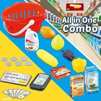 Caja Registradora Electrónica de Juguete para Supermercado, Juego de Simulación de Comercio Minorista, Edición Familiar, Venta al por Mayor, Reventa Global
