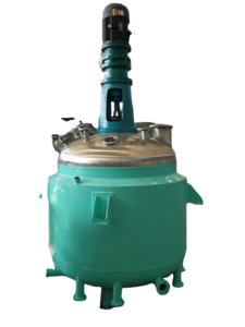 Réacteur à agitation à enveloppe chauffante avec agitateur Réacteur à chauffage vapeur/électrique Produits chimiques Réacteur à agitation continue de résine - Product Image 4
