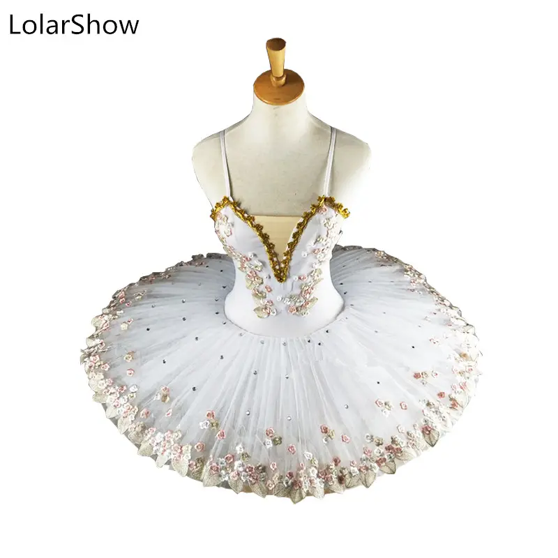 Weißes profession elles Ballett Tutu für Mädchen/Kinder Bühnentanz Kostüm Ballett kleid Mädchen Ballett Kostüm