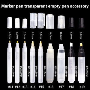 OEM/ODM 3.0mm punta scalpello pennarello pennarello all'ingrosso fabbrica pennarello vuoto per disegno Set confezione - Product Image 4