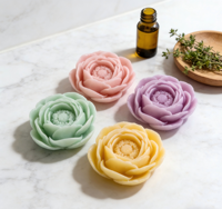 Lebensmittelechte 3D-Silikon-Blumenform für Kuchendekoration - Rose/Tulpe/Pfingstrose - Hitzebeständig, Ungiftig, Spülmaschinenfest - OEM-Fabrik
