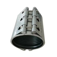 Collier de serrage flexible pour réparation de fuites de tuyaux en acier inoxydable 304 zingué pour l'entretien des drains