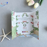 Enveloppes matelassées mates Mariage Luxe Cartes d'invitation de mariage gaufrées de luxe