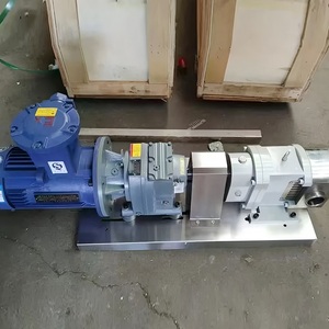 Bomba de Lóbulos Rotatorios de Acero Inoxidable Sanitario de Grado Alimenticio OEM con Reductor de Engranajes Mecánico Bajo, Fabricada en Acero Inoxidable de Grado Alimenticio para un Manejo Seguro - Product Image 6