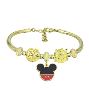 Bracelet à breloques en acier inoxydable sans ternir - Product Image 1