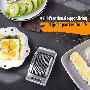 <b>Egg</b> Slicer for Hard Boiled Stainless Steel Wire <b>Egg</b> Slicer Dishwasher Safe for <b>Egg</b> Strawberry Soft Fruit - Product Image 2