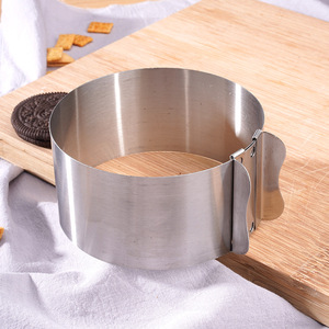<span class=keywords><strong>Mini</strong></span> <span class=keywords><strong>moule</strong></span> rond et à tarte en acier inoxydable, anneau réglable, 6 CM à 10 CM, pour décoration de gâteau, cuisson, 1 pièce - Product Image 4