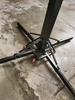 Tour de levage modulaire en métal robuste de 7 mètres de hauteur pour éclairage de scène, avec support à manivelle et capacité de charge de 340 kg