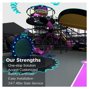 Parque <span class=keywords><strong>de</strong></span> Trampolines Personalizado e Interactivo para Interiores, Equipo <span class=keywords><strong>de</strong></span> Juegos para Niños, Set <span class=keywords><strong>de</strong></span> Juegos para Centros <span class=keywords><strong>de</strong></span> Entretenimiento Familiar - Product Image 2