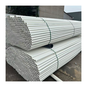 Tuyau d'alimentation en eau en <span class=keywords><strong>PVC</strong></span> blanc industriel, tuyau plat en UPVC résistant aux produits chimiques, tubes en plastique certifiés ISO résistants aux acides et aux alcalis - Product Image 3