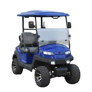 Mobil Golf Elektrik 2 Tempat Duduk CE Disetujui Baterai LITHIUM Bertenaga Baterai 2 Tempat Duduk Golfkar Electric Golf Cart