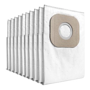 Sac pour aspirateur (10 pièces) Tissu peluche Blanc 6 904 084 0 - Product Image 1