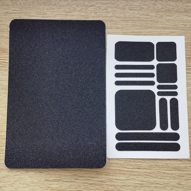 Black Non-Slip Grip Kit Tape Multi-Purpose Set Rubberized Cell Phone Grip Stickers Rubber Mouse Adhesive Strips