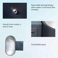 Baignoire de Plongée Froide Portable en Acier Inoxydable de Haute Qualité pour 1-2 Personnes, Durable, avec Refroidisseur et Filtre, Idéale pour la Douche à Domicile ou en Extérieur