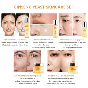 Set Perawatan Kulit Pengobatan Jerawat Grosir Logo Kustom Serum Wajah Ginseng Alami untuk Pengobatan Jerawat dan Pengencangan - Product Image 2