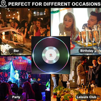 Sous-verres LED transparents en acrylique ultra-minces, antidérapants et imperméables pour cocktails, pour la décoration de bars, de clubs, de mariages et de fêtes