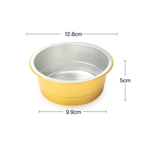 Moule à pâtisserie jetable en aluminium imprimé avec couvercle, pour desserts, confiseries, cupcakes, riz, compatible four, qualité alimentaire, OEM - Product Image 3