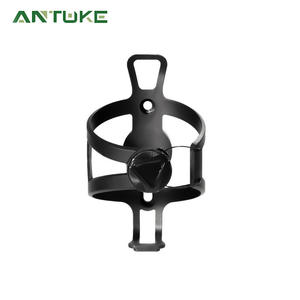 Antuke Bicycle <b>Water</b> <b>Bottle</b> Holder Detachable Wall Mount Black Cup Carrier for Bike Rack - Product Image 1
