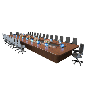 Mingji đồ nội thất bán hàng trực tiếp hội nghị bảng với microphone LCD Monitor Lift hệ thống âm thanh-Tính năng không cần giấy tờ - Product Image 6