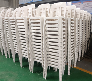 Daire giriş spor salonu veya dış kullanım için zarif dış mekan yemek masası ve sandalye seti geri dönüştürülebilir plastik düğün sandalyeleri - Product Image 5