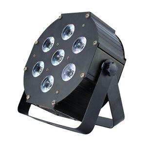 Projecteur PAR en métal 3-en-1 pleine couleur 7 puces 9W pour éclairage de scène intérieur - Product Image 1