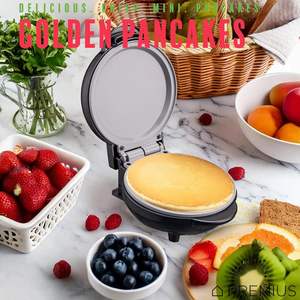 Machine à gaufres Pancerka 2025 pour enfants, crêpes, paninis, petit-déjeuner, déjeuner, collation, mini gaufrier en stock aux États-Unis - Product Image 3