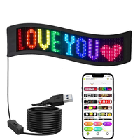 Écran LED flexible RVB Contrôle par application intelligente USB Panneau LED défilant Mini écran LED publicitaire contrôlé par l'application Écran LED