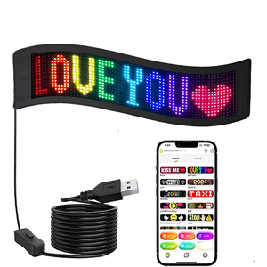 Rgb linh hoạt màn hình LED USB ứng dụng thông minh kiểm soát Scrolling LED Đăng Board Mini LED quảng cáo hiển thị ứng dụng điều khiển màn hình LED - Product Image 3