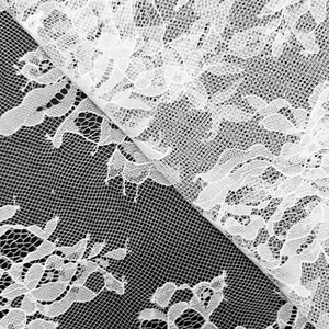 Tissu en dentelle brodée de roses de haute qualité GCW-H2025-32 pour la décoration de robes de mariée - Product Image 5
