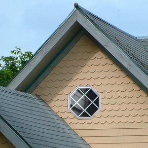 Rejillas para Ventanas de Cobertizo de Aleación de Aluminio Modernas Insonorizadas Octogonales con Montaje Empotrado, Rejilla Blanca para <span class=keywords><strong>Ventana</strong></span> con Vidrio Templado Transparente de Alta Resistencia - Product Image 5