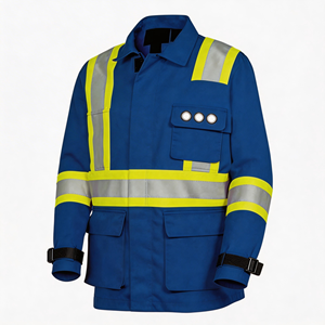 Industrial FR Work <b>Jacket</b> Flame Retardant Protective Safety Clothing for <b>Workers</b> Heavy Duty Flame Resistant Work <b>Jacket</b> - Product Image 2