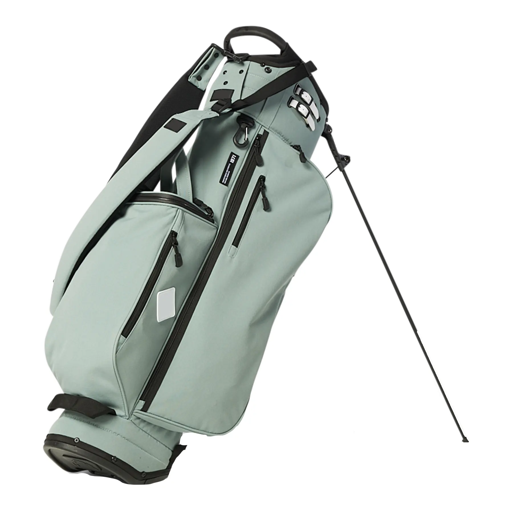 กระเป๋ายืนกอล์ฟทนทาน ช่องแบ่งด้านบน 14 ทางพร้อมขาตั้งหลายช่องและสายรัดคู่ที่ถอดออกได้และกระเป๋าคลับกอล์ฟกันฝุ่น