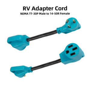 Adattatore Elettrico Linsheng NEMA TT-30P a 14-50R da 30A a 50A con Impugnatura, Cavo Adattatore per Alimentazione RV Resistente - Product Image 3