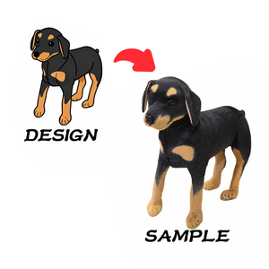 Özel süper yumuşak peluş oyuncak köpek yaratıcı simülasyon Puppy Inu yavru bebek çocuk arkadaşı hediye dolması hayvan stres giderici - Product Image 1