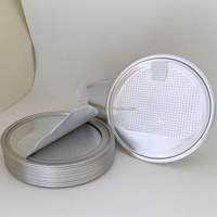 Fermeture facile en aluminium de type D de 126 mm 502 pour boîtes de conserve et bouteilles de vin, contenants alimentaires avec fonction anti-déversement