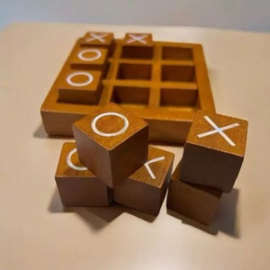 Gioco del Tris in Legno XO, Gioco da Tavolo Educativo per Genitori e Figli, Giocattolo Interattivo per il Tempo Libero e l'Intrattenimento - Product Image 2
