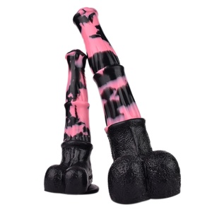 YOCY Dildo realista de caballo de 35 cm, plug anal, strapon, juguete sexual para mujeres y lesbianas, dildo largo de silicona con ventosa - Product Image 1